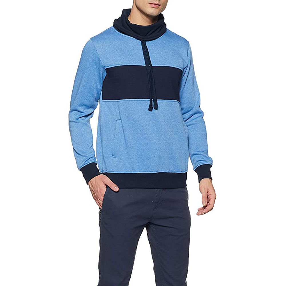 Moisture-wicking midlayer in light blue